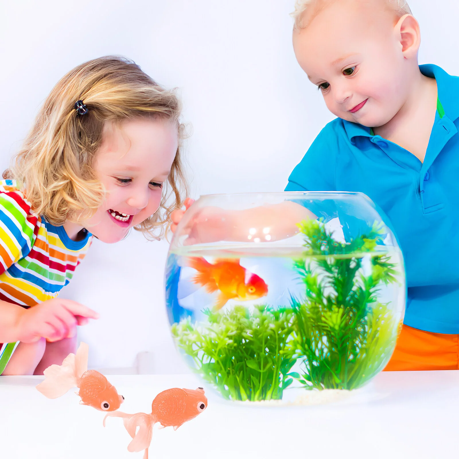 

Aquarium Fish Water Toy Tank Mini Goldfish Floating Plaything Miniature Ornaments Decoration Animal Toys