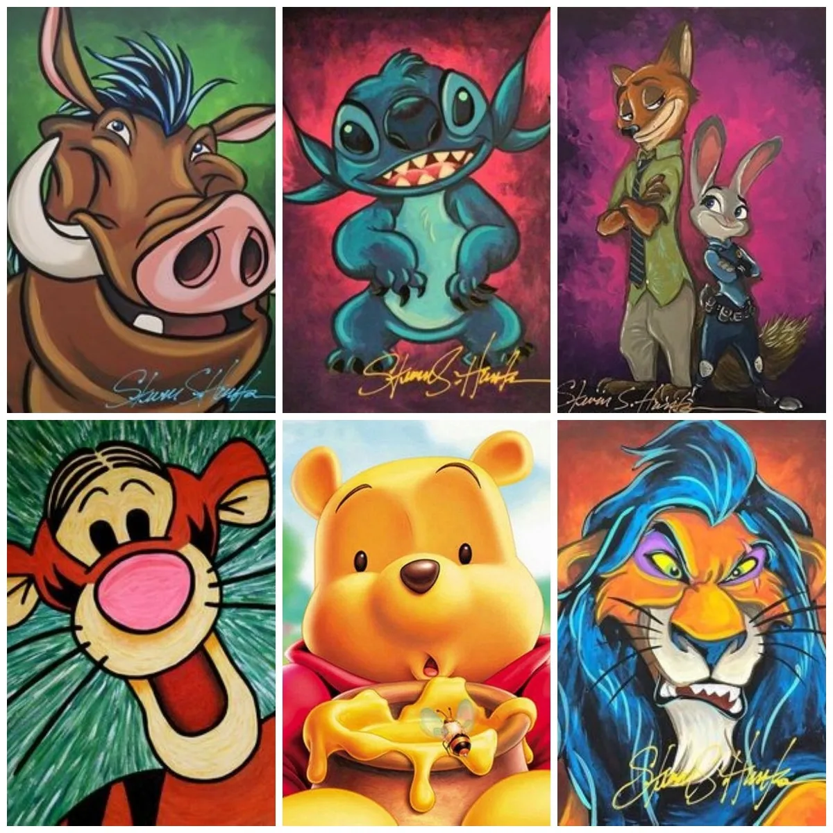 

5D Diamond Painting Disney Friends Winnie The Pooh Embroidery Cross Stitch Handicraft Art Full Drill Mosaic Resin Home Decor