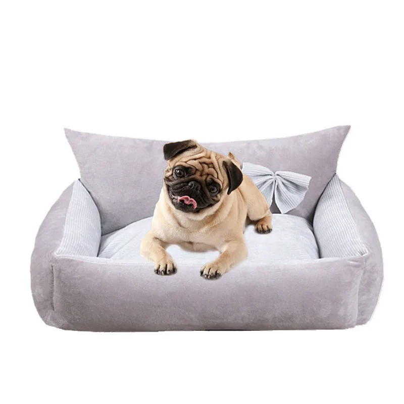 

New Style Back Luxurious And Comfortable Dog Kennel Detachable And Washable Pet Kennel Small And Medium-sized Dog Bed