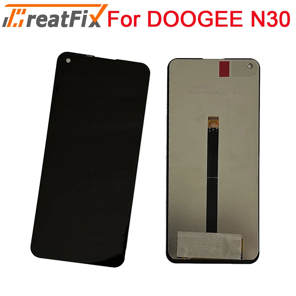 6,55 дюймовый ЖК-дисплей для Doogee N30, Полный ЖК-дисплей, детали для замены ЖК-дисплея DOOGEE N30