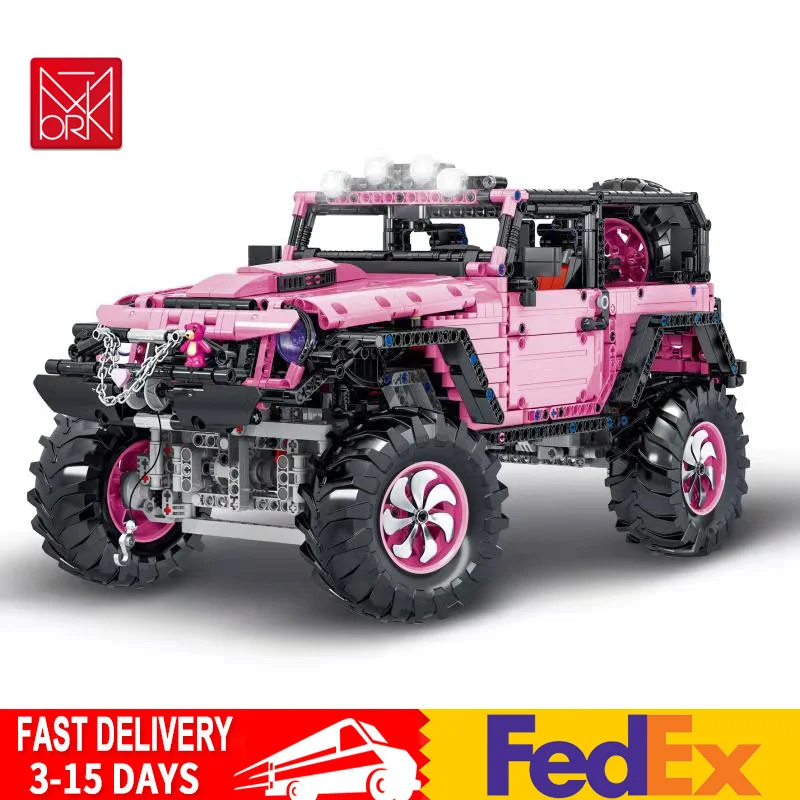 

Compatible with Lego MOC Offroad Vehicle Adventure Sets Building Blocks Car Series Educational Bricks Model Toys For Boy's Gifts