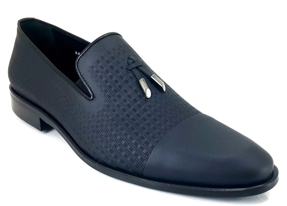 

2022 Trend New Season Model 100 Leather Shoes With Personalized and Casual Black Libero 3579 22YA Classic Male shoes