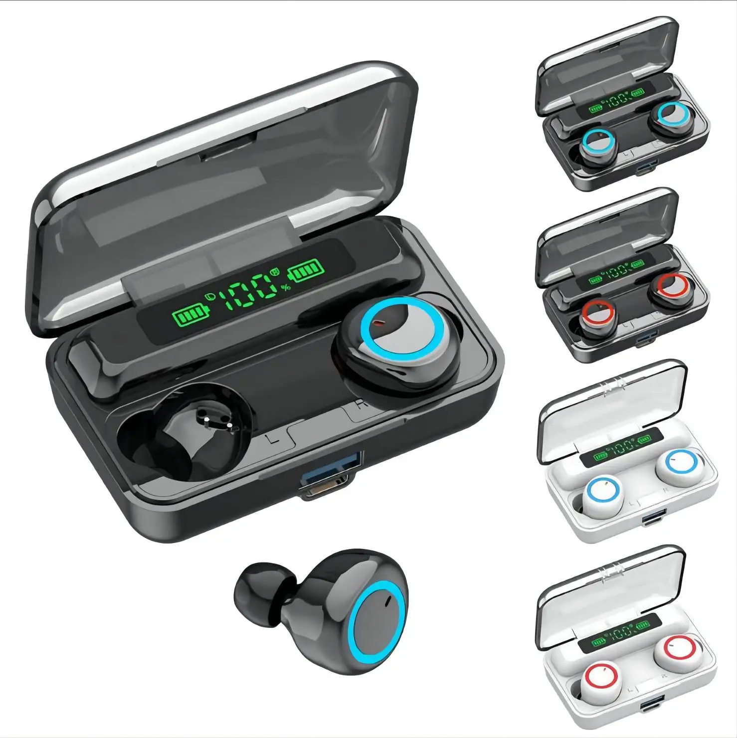 F9-3 наушники Bluetooth 5 1 TWS Спортивная уличная Bluetooth-гарнитура Беспроводные для