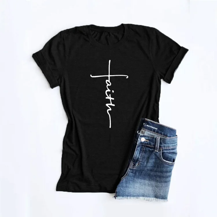 

Round Neck, cotton short sleeve black