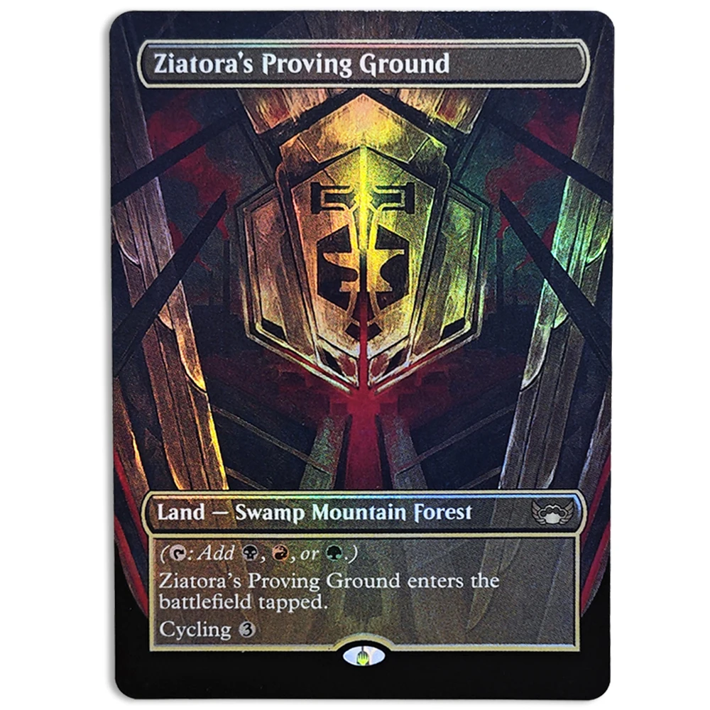 Фото Коллекционные эксклюзивные фольгированные игровые карты TCG: Полевые испытательные площадки Зиаторы/Башня Раффина/Штаб-квартира Спары/Лаунж Зекандера/Сад Джетмира №2