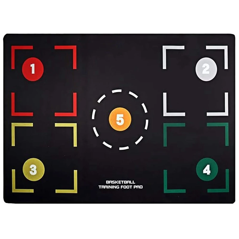 

Standard Basketball Footstep Training Mat Non-Slip Conventional Training Auxiliary Props Speedball Training Supplies