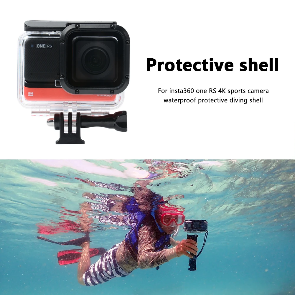 

Водонепроницаемый защитный чехол для экшн-камеры Insta360 One Rs 4k