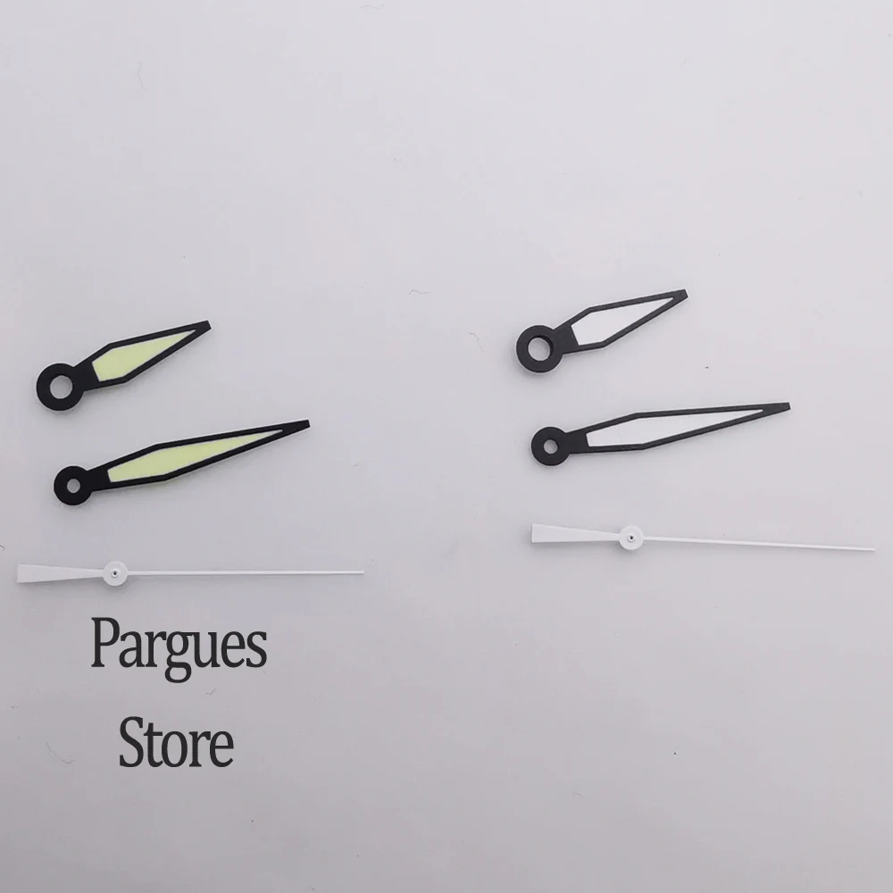 

white/green luminous watch hands fit NH35 NH36 Miyota 8215 8205 ST1612 Mingzhu DG2813 movement