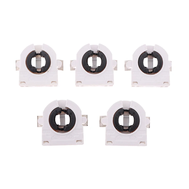 5 шт. T5 T8 держатель люминесцентной лампы G5 G13 цоколь нешунтированный термостойкий