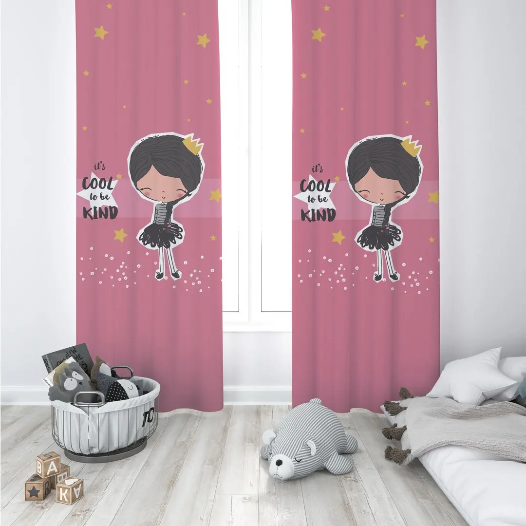 Симпатичная звездное небо и принцесса для маленьких девочек детская комната