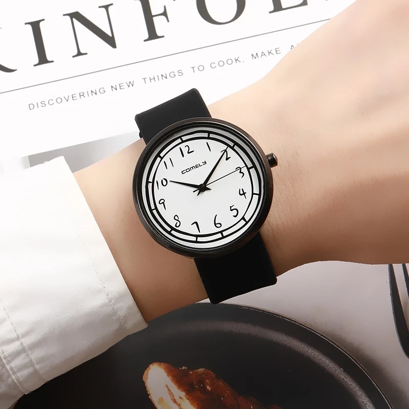 

Mute Watch Male And Female Students Simple Trendy Fashion Waterproof Ins Wind Niche Design