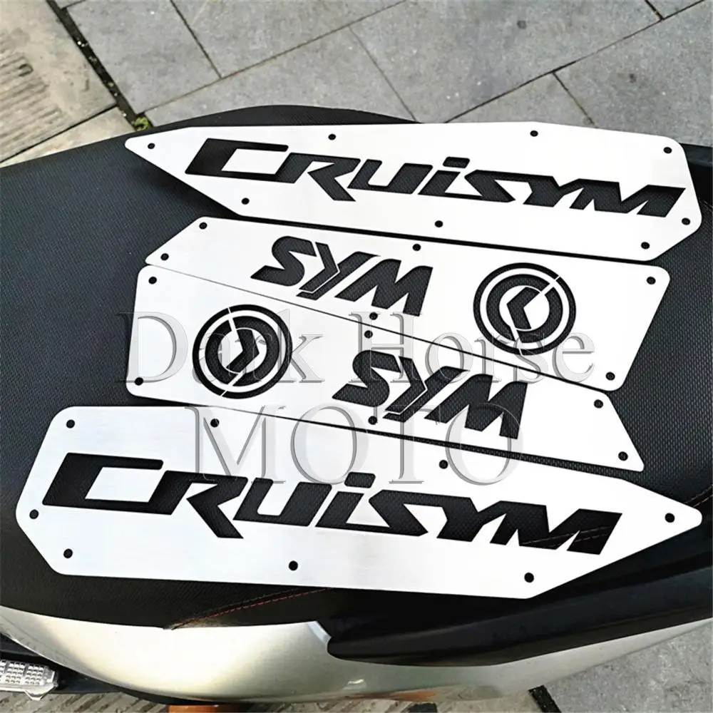 

Motorcycle Accessories Footrest Footpads Foot Pegs Pedals Plate Pads for SYM CRUISYM JOYMAX Z 300 CRUISYM300 JOYMAX300
