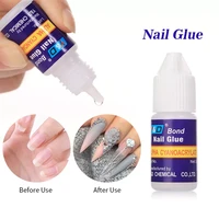 1 bottle nail glue for 3d rhinestone decoration fast dry adhesive professional acrylic glue sticky false nail care tools