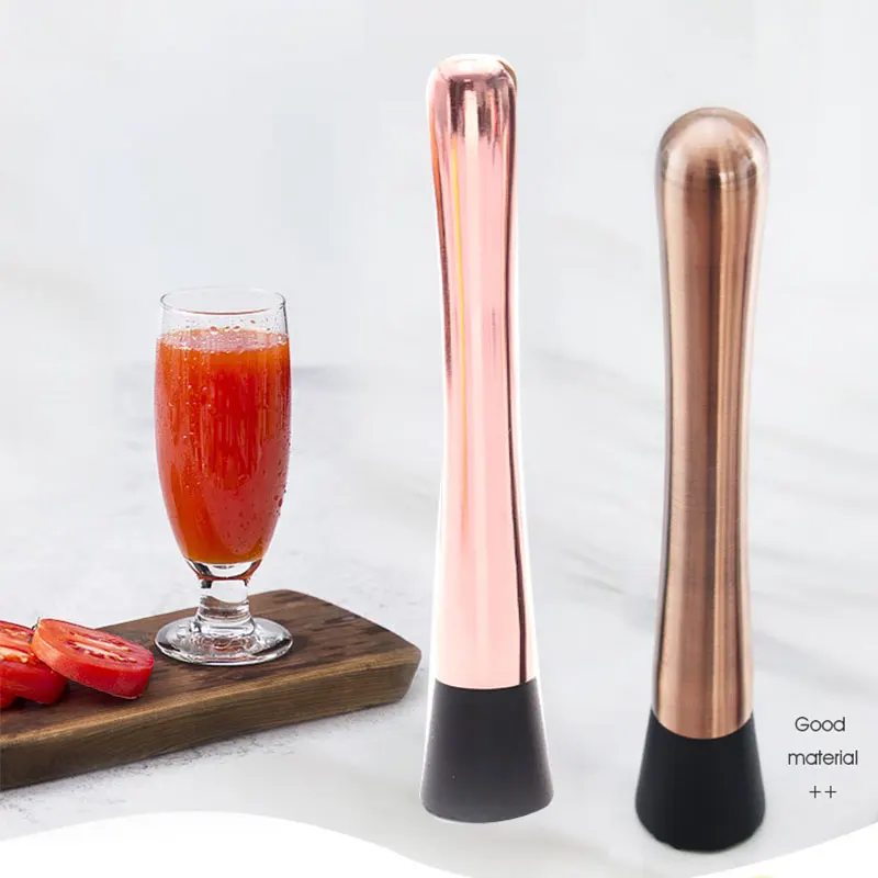 

Cocktail Shaker Muddler Mojito Bar Accessories Glacon Ice Tools Stainless Steel Stirrer Wine Mixing Stick Fruit Crushed
