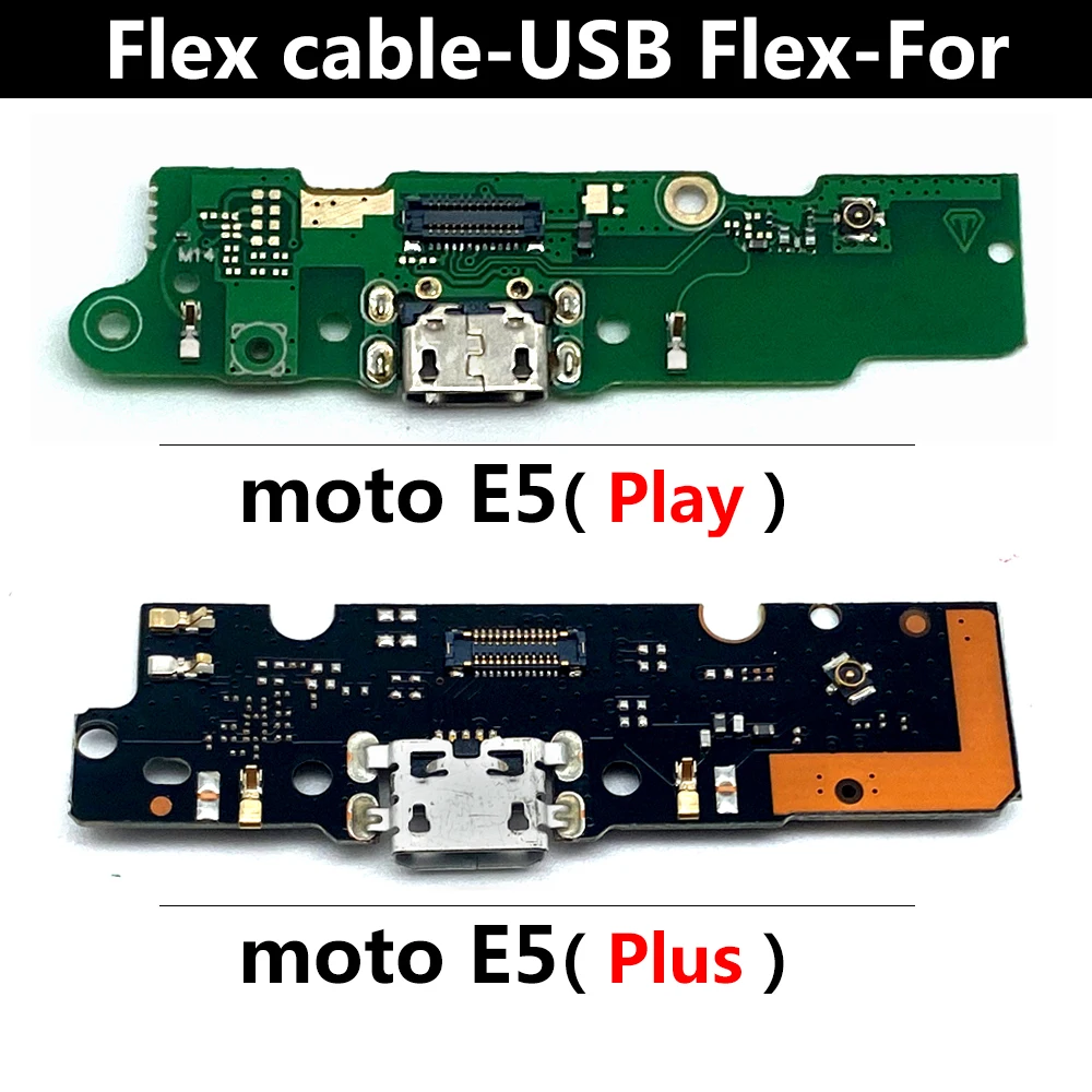 5 шт. для Moto E7 E6S E4 E6 Plus E5 Play Go E 2020 E4T USB-порт зарядки док-станция разъем гибкий кабель