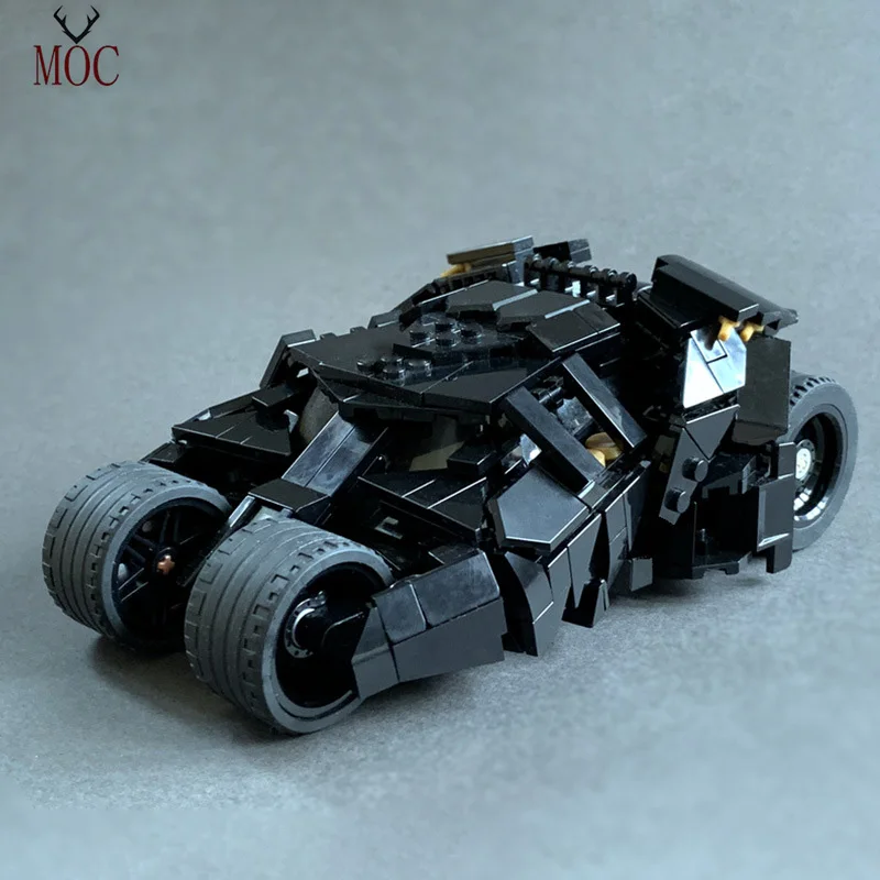 Конструктор MOC Batmobile черный рыцарь в виде автомобиля |