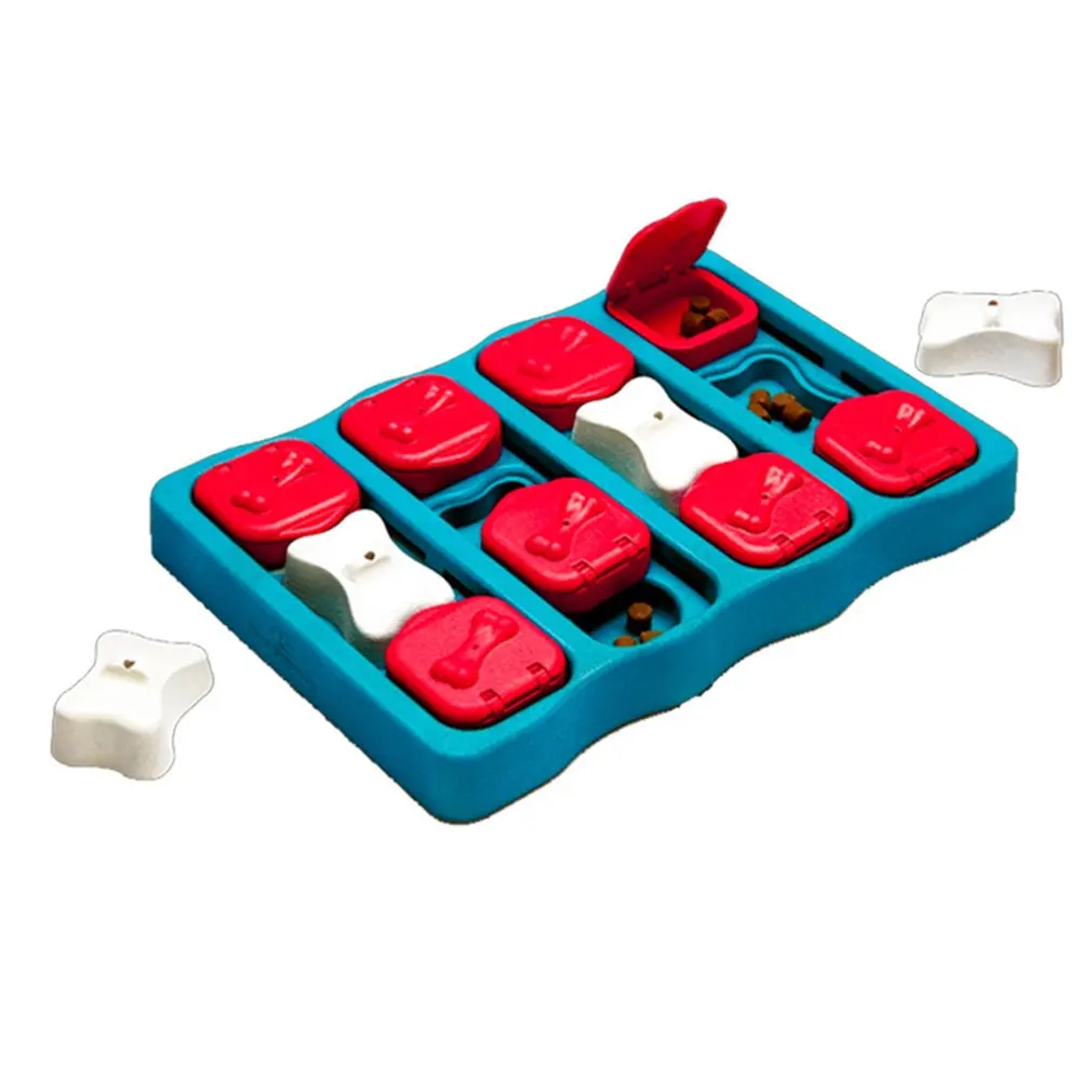 

Dog Puzzle Toys Slow Feeder Interactive Increase Puppy IQ Food Dispenser Slowly Eating Bowl Pet Cat Dogs Training Game