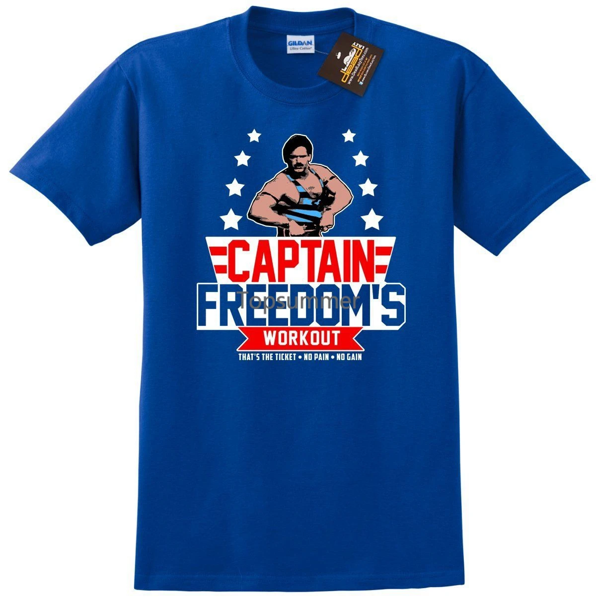 

Running Man Inspired Captain Freedom'S T-Shirt Arnold Schwarzenegger Film New T-Shirt Casual Short Sleeve For Men Clothing