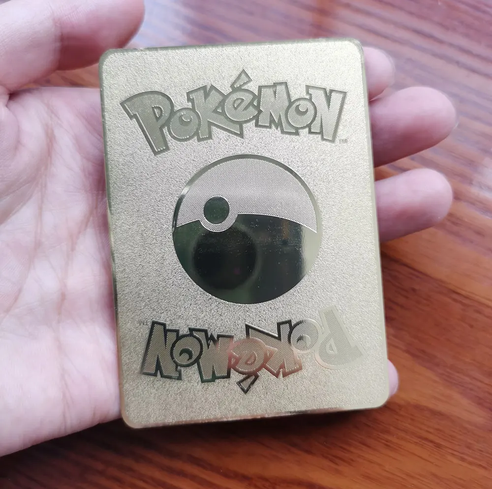 YUGIOH DIY Slifer небесный Дракон GX золотые карты покемона в английском железный