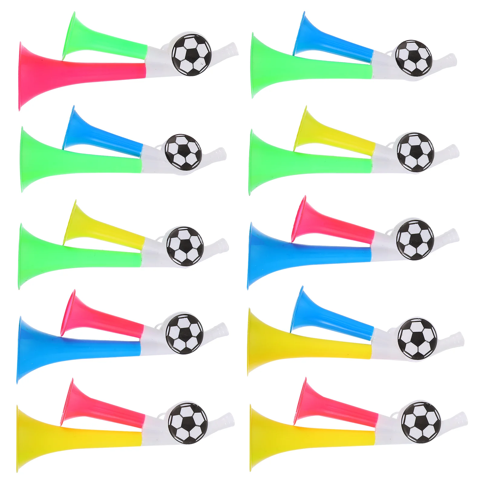 

10pcs Plastic Trumpet Toys Sporting Events Cheering Horn Loud Noise Maker