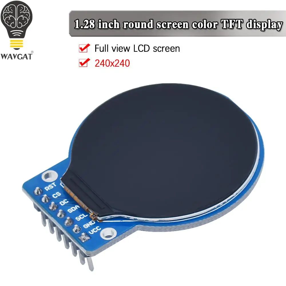 2,5-дюймовый HD IPS цветной TFT ЖК-дисплей модуль 1,28 