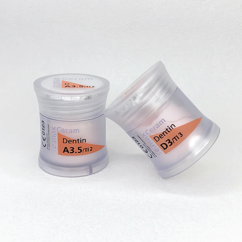 Dental Dentistry Ivoclar IPS e.max Ceram Dentin 20g Porcelain Ceramic Powder Bleach BL1 BL2 BL3 BL4 Materials