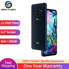 Оригинальный разблокированный мобильный телефон LG V50S ThinQ 5G, 6,4 дюйма, V510N, 8 ГБ + 256 ГБ, 32 МП, 4G, LTE, смартфон на базе Android со сканером отпечатков пальцев