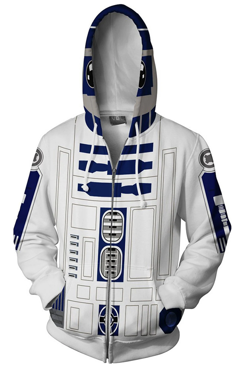 

Худи со звездами для косплея, с 3D принтом, капюшон, на молнии, Толстовка для взрослых, куртка, свитшот, пуловер, пальто