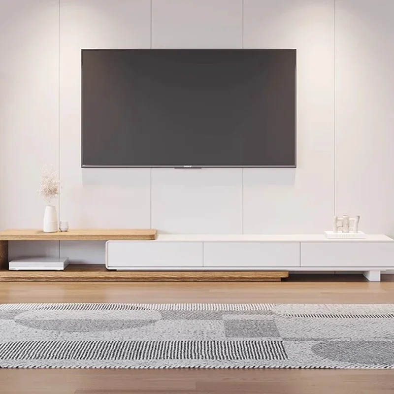 Напольная консоль подставки для телевизора гостиная современный салон