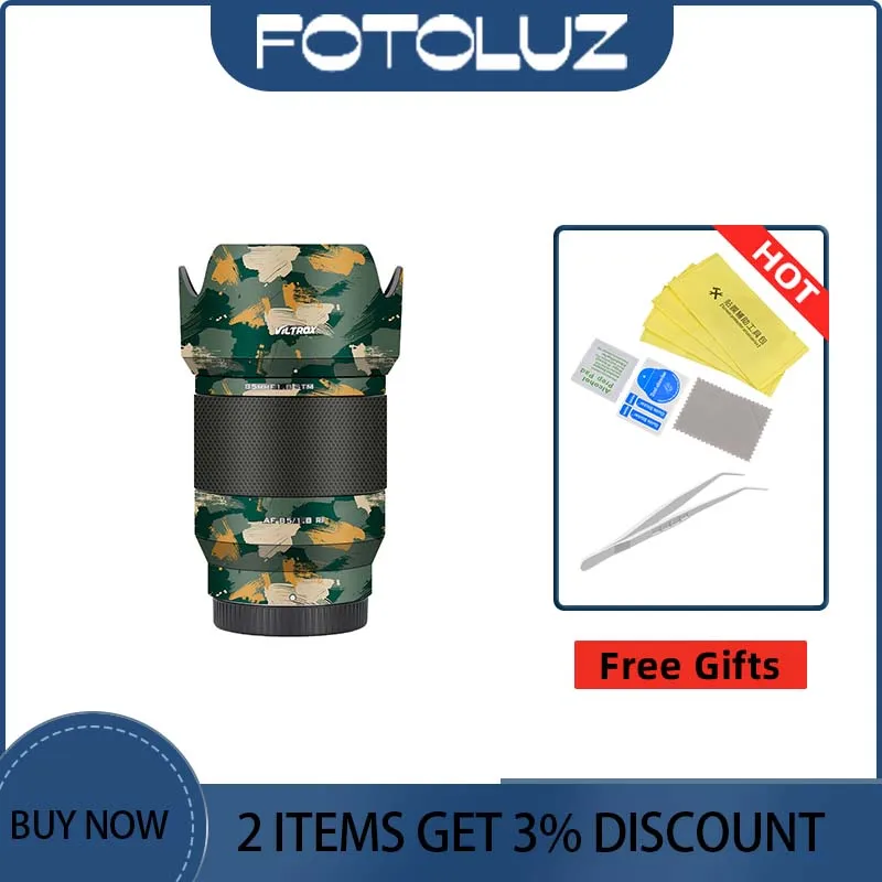 

For Viltrox Af85f1.8 Canon Interface Anti-Scratch Skin Sticker Fashion Lens Skin Wrap Film Camera Lens Protective Cover Film