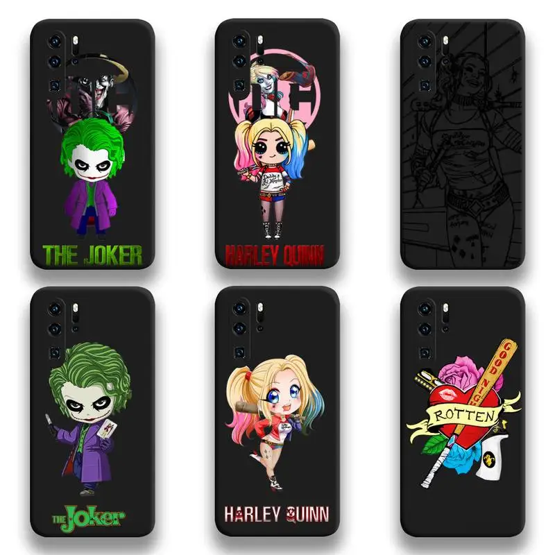 Clown Girl Joker Harley Quinn Phone Case For Huawei P20 P30 P40 lite E Pro Mate 40 30 20 Pro P Smart 2020