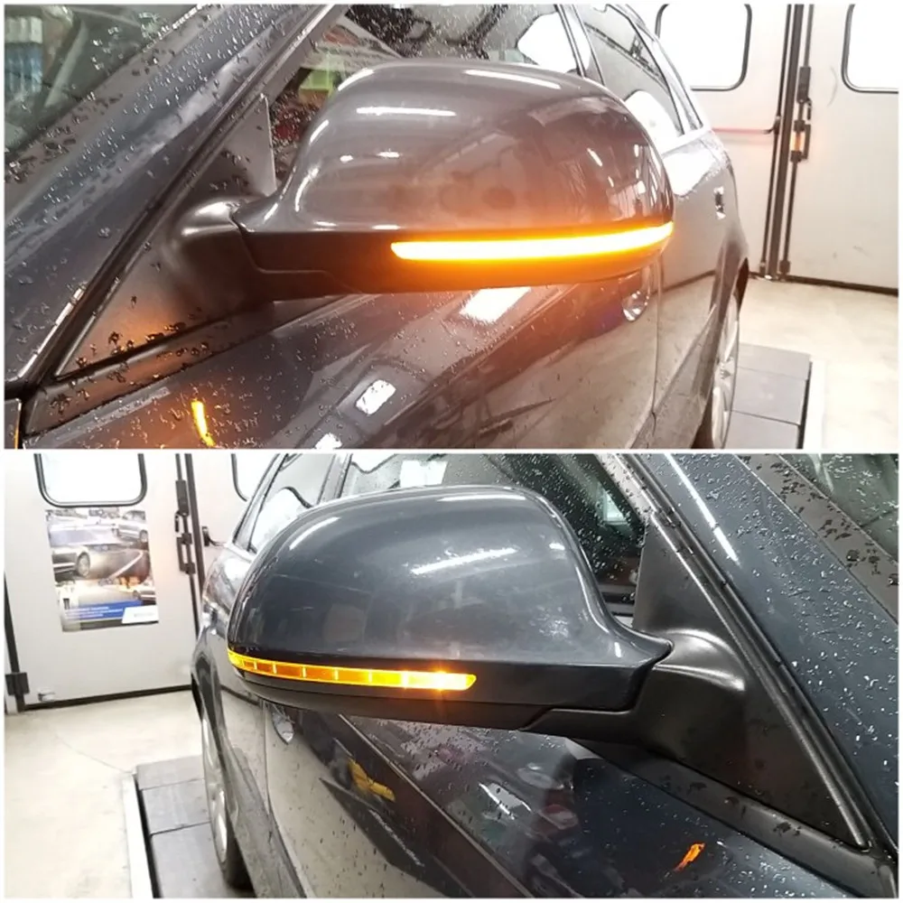 

2Pcs Dynamic Blinker Mirror Light for Audi A3 8P Q3 A6 C6 4F S6 A4 A5 B8 LED Turn Signal Side Indicator S4 S5 S6 A8 D3 8K S8