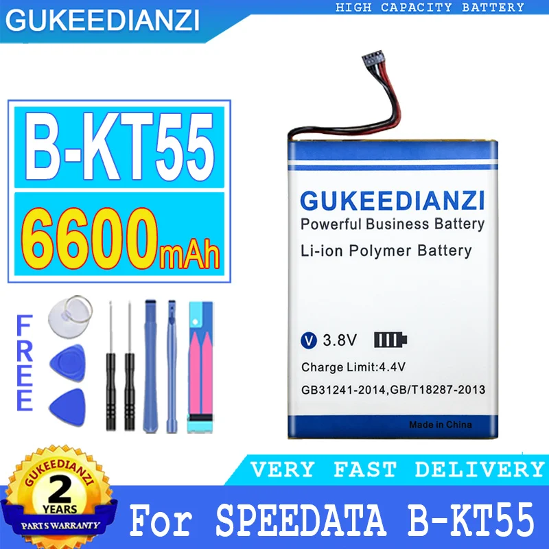 

Bateria 6600mAh High Capacity Battery BKT55 For SPEEDATA B-KT55 Mobile Phone High Quality Battery