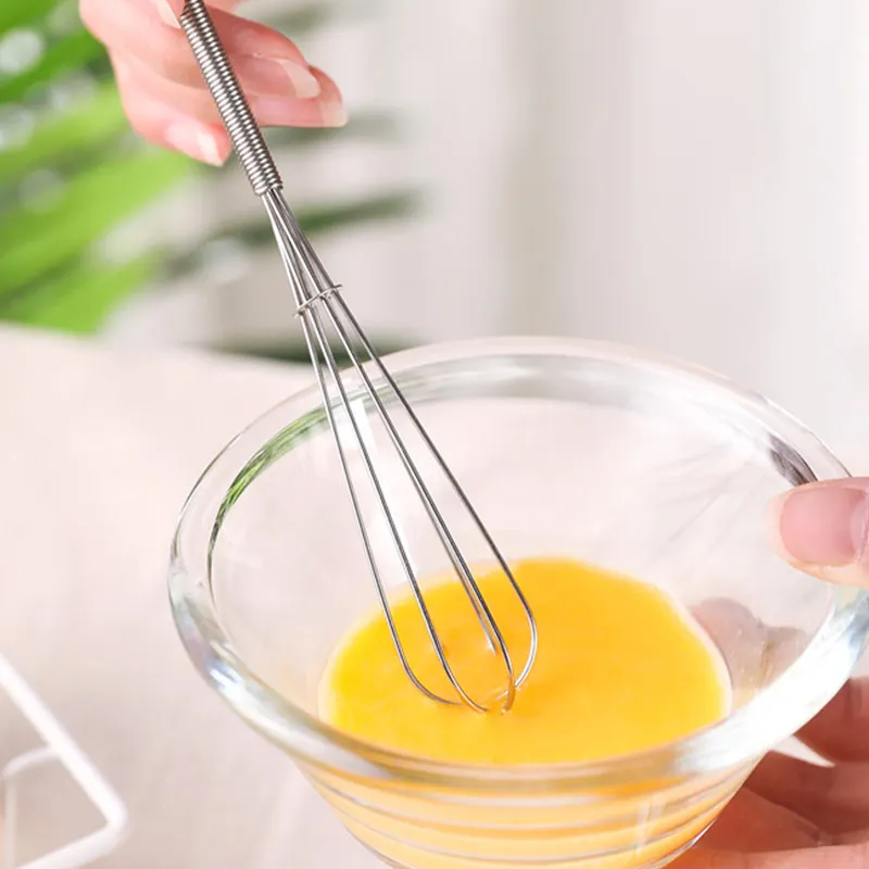 

Manual Egg Beater Stainless Steel Rotary Mixer Bake Tool Egg Agitator Kitchen Utensil Milk Cream Butter Whisk Mixer Egg Whisk
