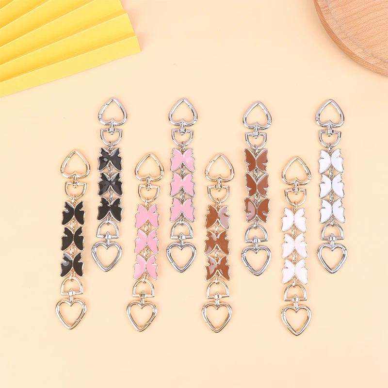 

Модный удлинитель цепочки в форме бабочки, сменный ремешок для аксессуаров, цепочка для сумок, аксессуары для сумок на плечо