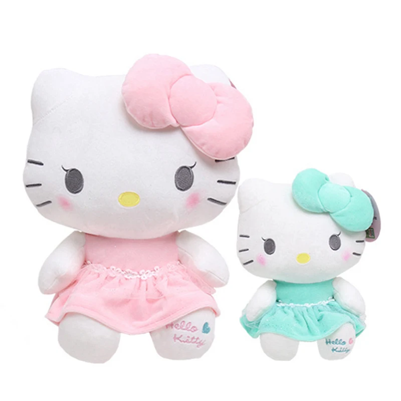 

Hello Kittye плюшевая Kawaii Kt Cat Мягкая искусственная Аниме кукла подвеска орнамент мультяшное животное кошка подарки для девочки