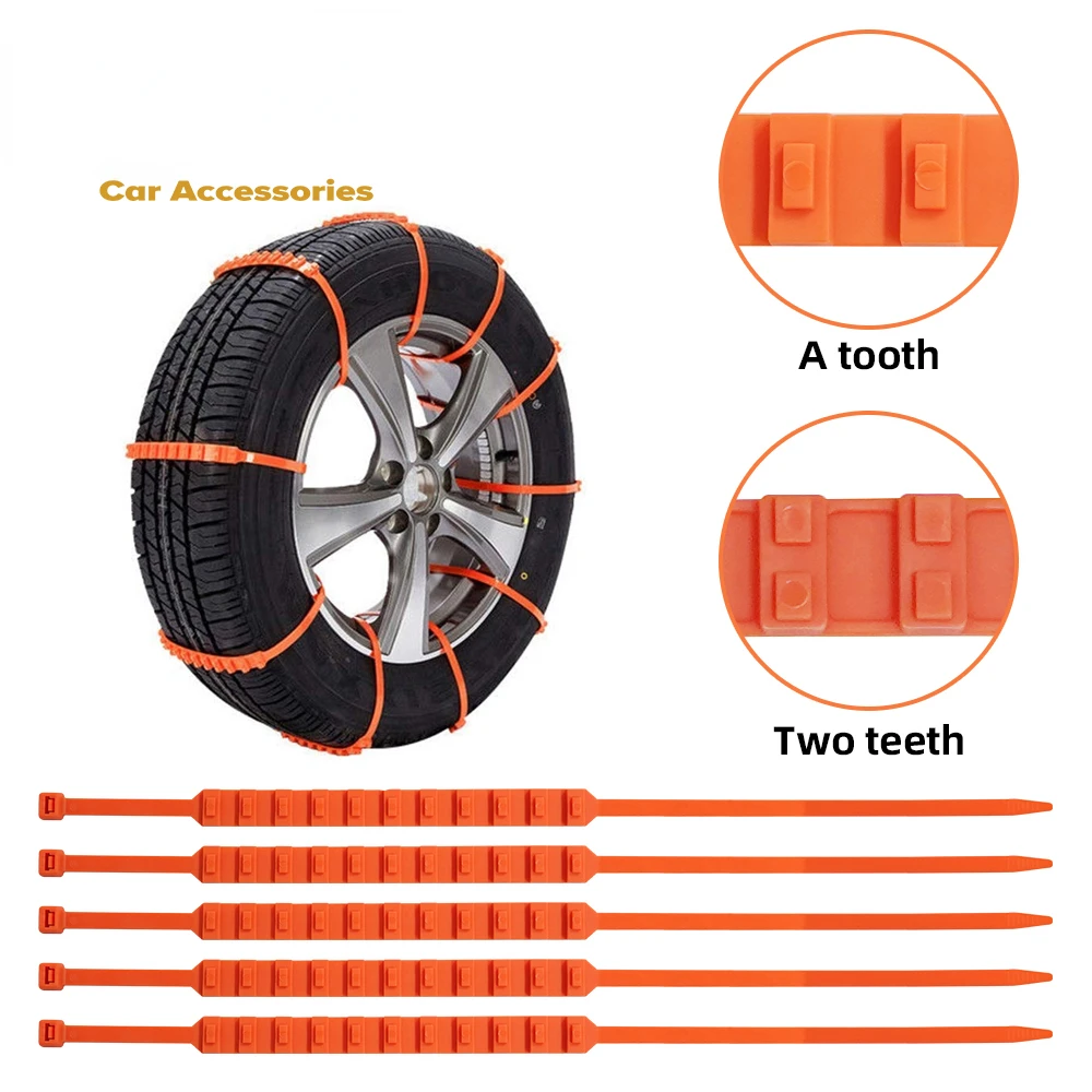 

10/20 Pcs Car Winter Tire Wheel Snow Chains Snow Tire Anti-skid Chains Emergency Snow Tire Chain Tyre Cable Belt for tires