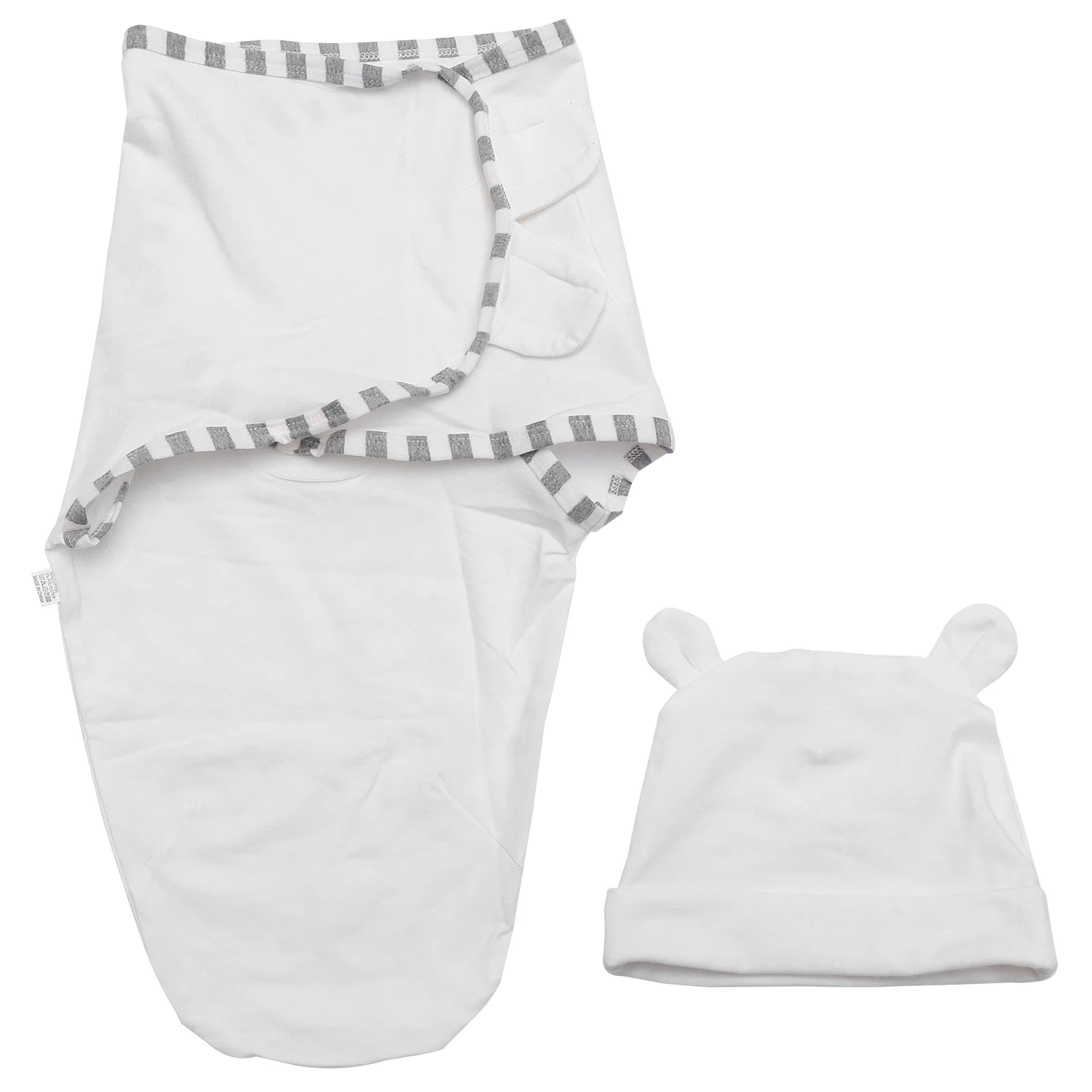 

1 Set Durable Practical Novel Cloth Accessories Swaddle And Hat Wrapped Towel for Newborn Infant Gift Baby