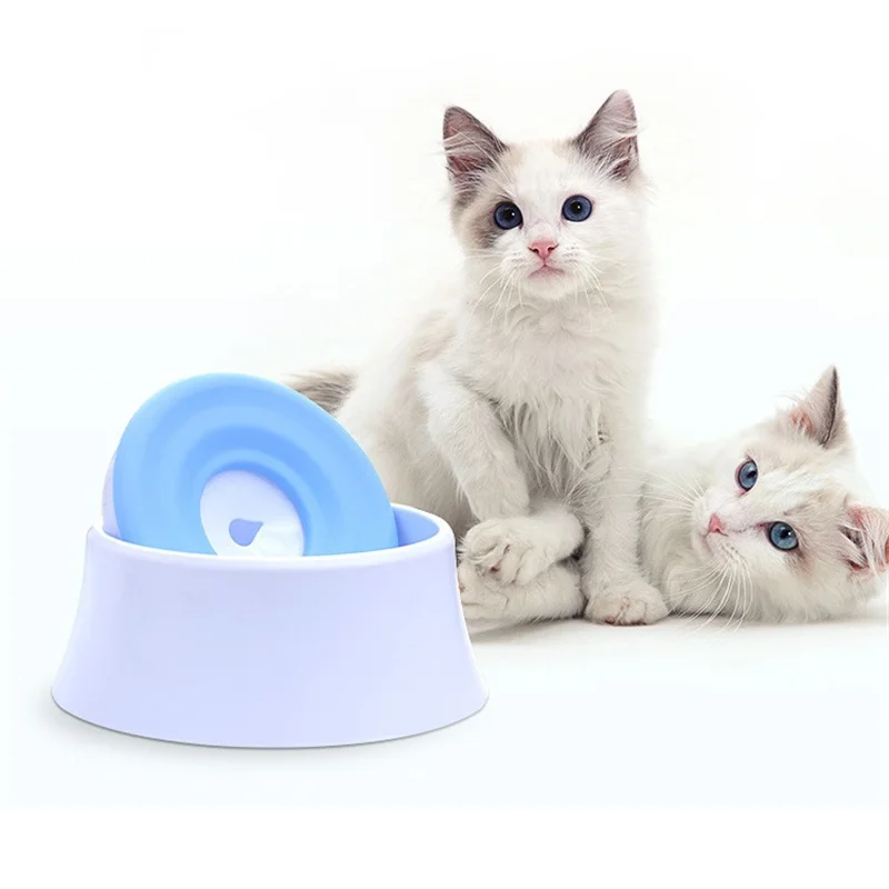

1200ML Anti-Overflow Pet Fountain Splash-Free Water Bowl Pet Cat Dog Water Bowl Floating Bowl Slow Water Feeder Drink Dispenser