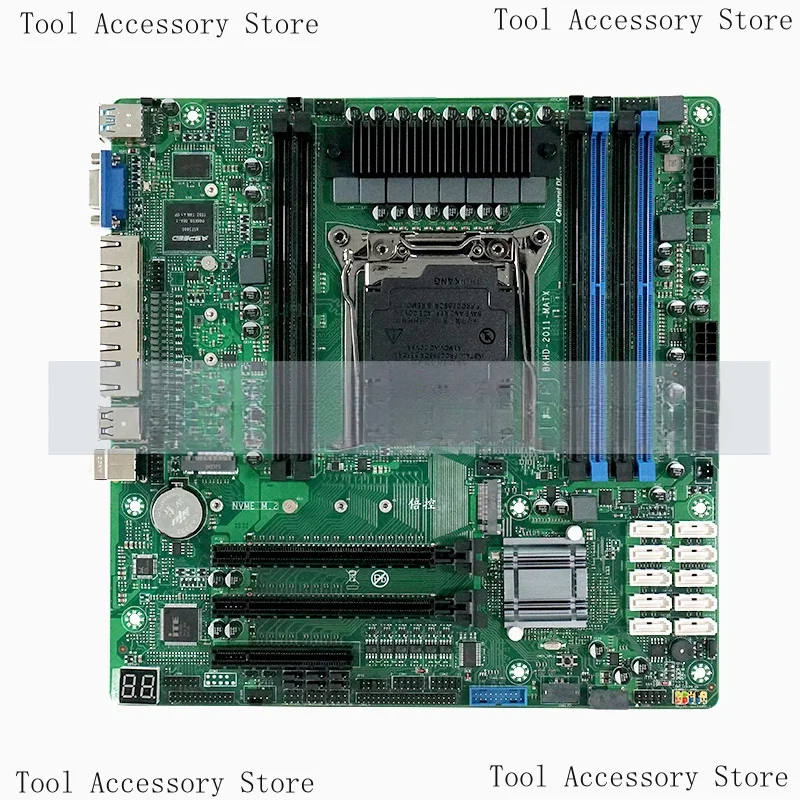 

C612 IPC Nas Soft Routing X99 Основная плата E5-V3V4 Quad 2.5G 10Sata MATX
