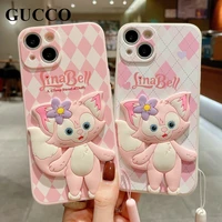 disney luxury case for iphone 13 12 11 pro max xs case lxury linabell lina bell 7 8 plus xs x mini cases cover women y2k girls