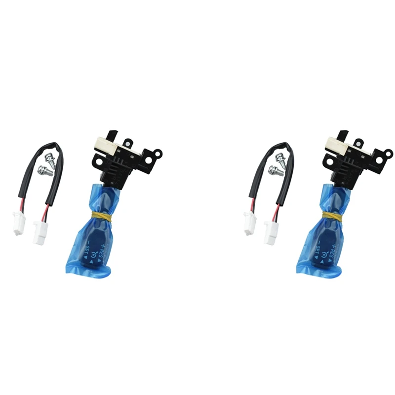 

2X переключатель круиз-контроля для Toyota Corolla Yaris Vios Hilux Hiace Prius Camry RAV4 84632-34011 84632-34017 Вт/синий цвет