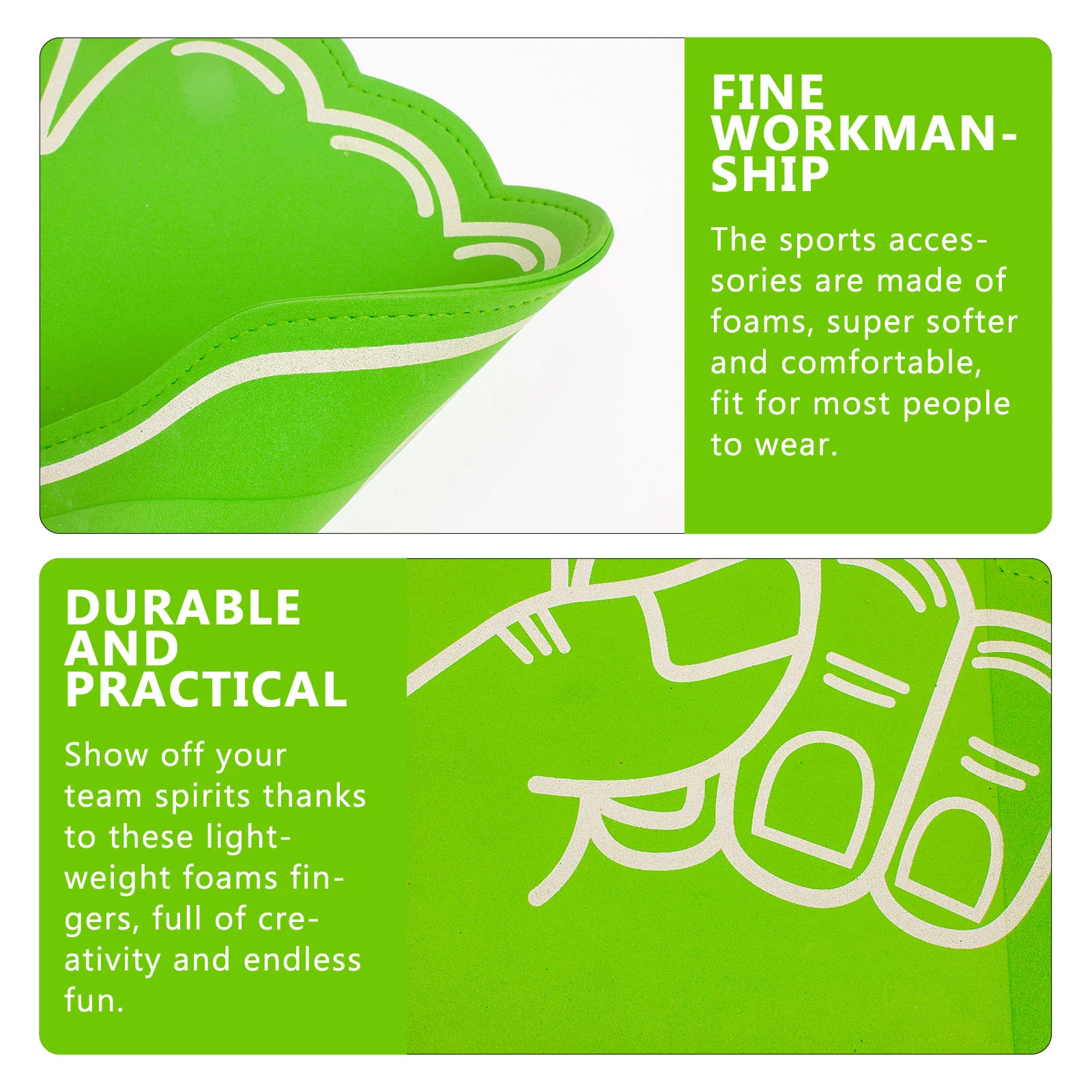 Гигантские пенопластовые пальцы надувные футбольные вещи для черлидинга