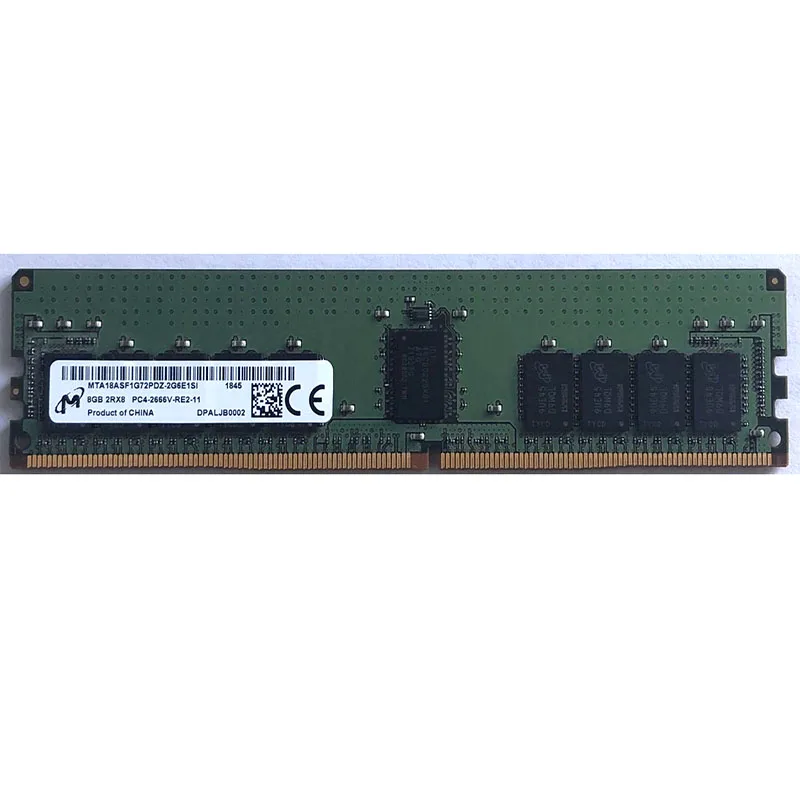 

Original MT Spotlight 8G DDR4 ECC REG 2R×8 PC4-2666V RDIMM server memory