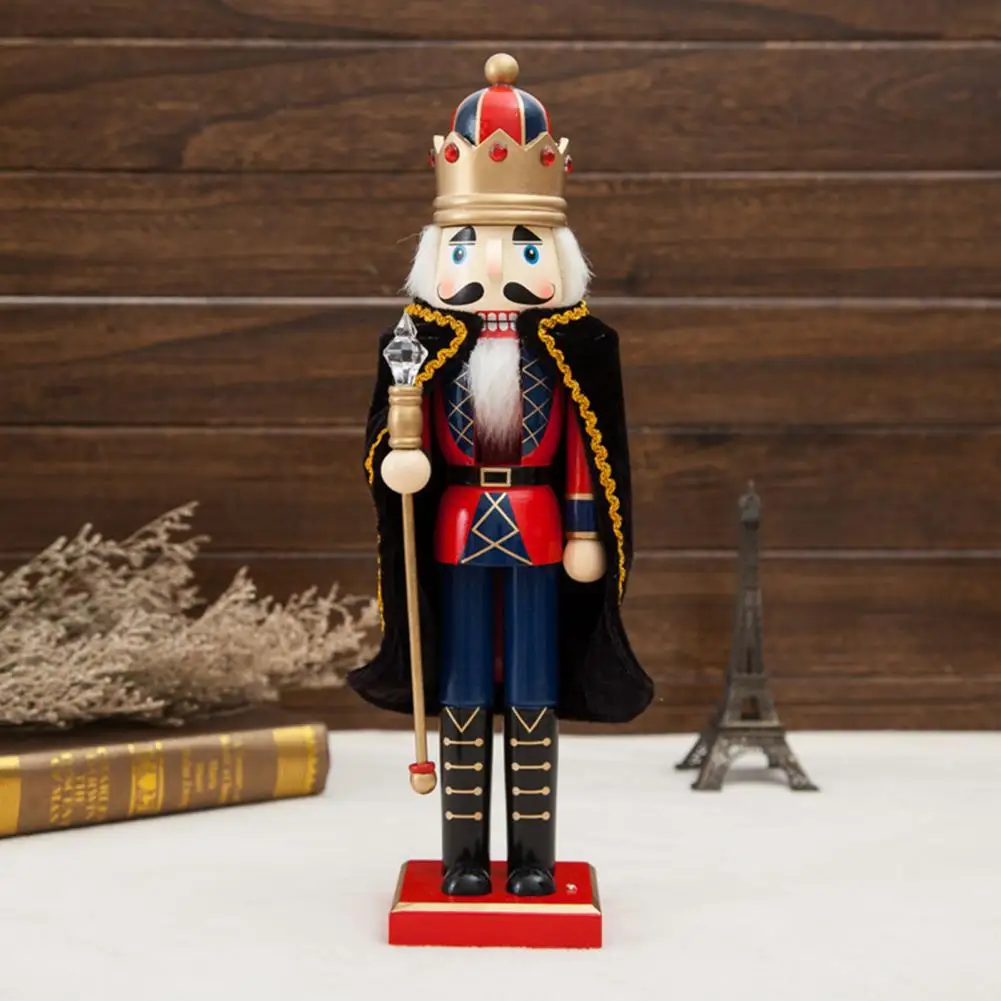 

Durable Nutcracker Soldier Non-fading Nutcracker Toy Fairy Tale Shape Christmas Mini Soldier Nutcracker Toy Collection
