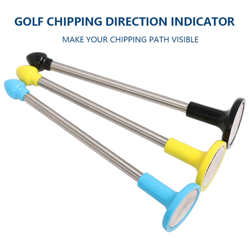 

Adjustable Golf Lie Angle Tool Teaching Practice Wear-resistant Face Aimer Rod Swing Trainers Alignment Stick Yellow