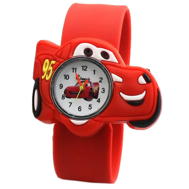 

Disney spiderman car story watch strap cartoon color ring toy birthday gifts