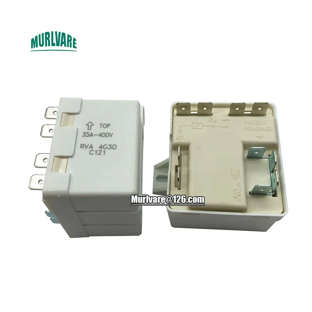 

1Pcs Ice Maker Refrigerator Accessories 35A-400V RVA4G3D 3P 220V compressor Starter Relay
