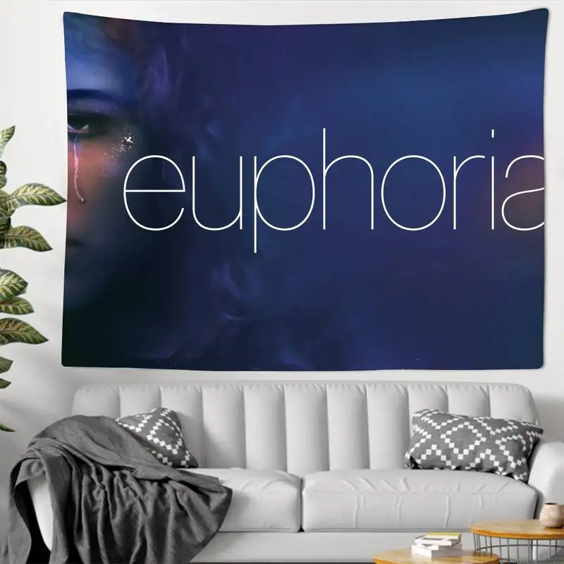

Trendy TV Euphoria Big Wall Mounted Cheap Hippie Wall Hanging Bohemian Tapestry Mandala Art Decoration