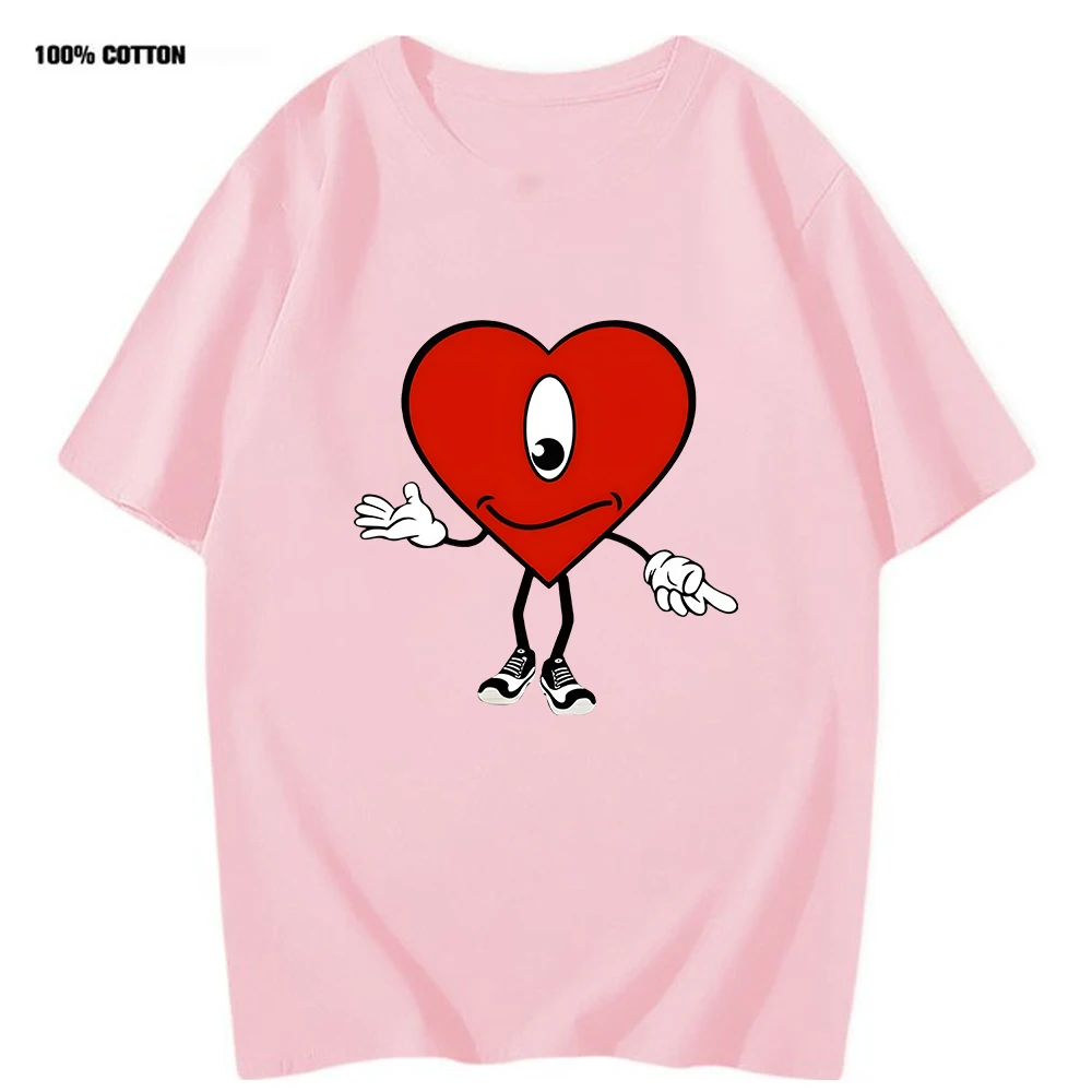 

Men's Shirt Bad Bunny UN VERANO SIN TI T Shirt Female Hip Hop T Shirts 100% Cotton T-Shirt Women Oversized Streetwear Tshirt Tee